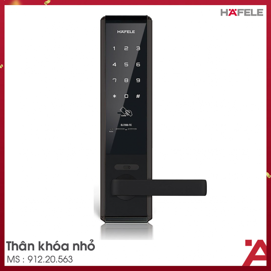 KHOÁ ĐIỆN TỬ THÂN NHỎ HAFELE EL7200-TC 912.20.563