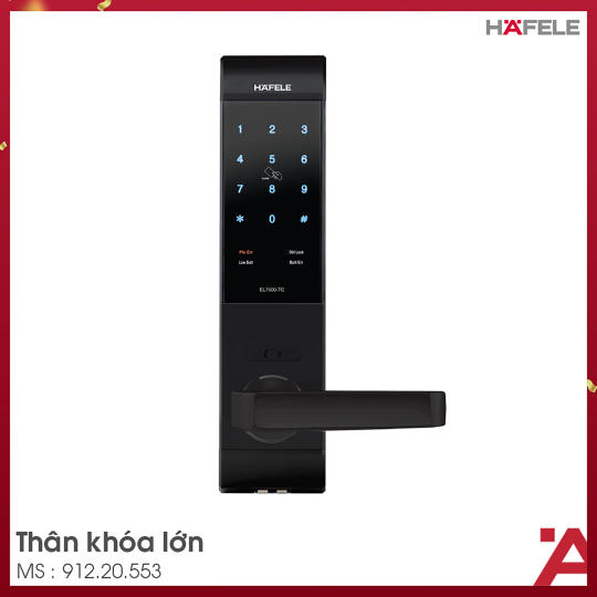 KHOÁ ĐIỆN TỬ THÂN LỚN HAFELE EL7500-TC 912.20.553