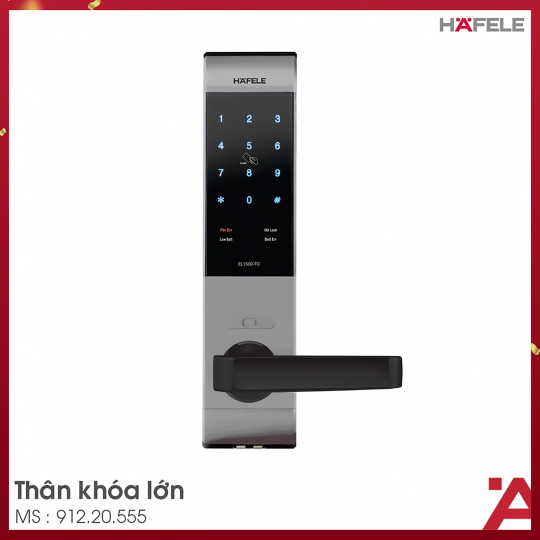 KHOÁ ĐIỆN TỬ THÂN LỚN HAFELE EL7500-TC 912.20.555