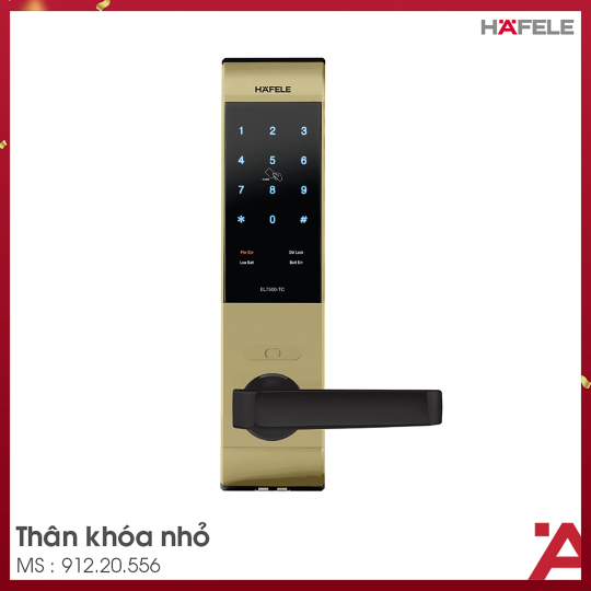 KHOÁ ĐIỆN TỬ THÂN NHỎ HAFELE EL7500-TC 912.20.556
