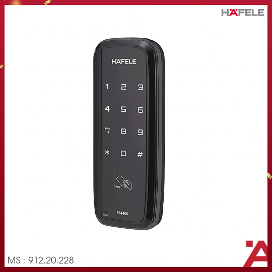KHOÁ ĐIỆN TỬ CHO CỬA KÍNH HAFELE ER4400-TC 912.20.228